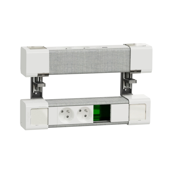 Mod L 2PC+USBA+C +VDI - Blc/T