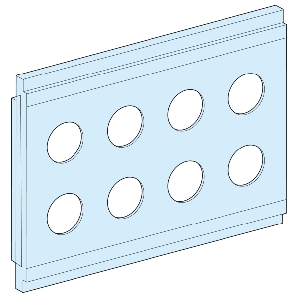 Platine 210x150 8 trous IP55