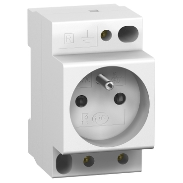 DuoLine prise de courant PC clic 250V 16A 2P+T