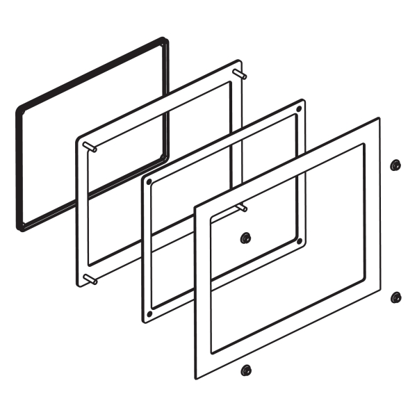 Harmony P6 - Adaptateur de découpe pour Modular Panel (12pW)