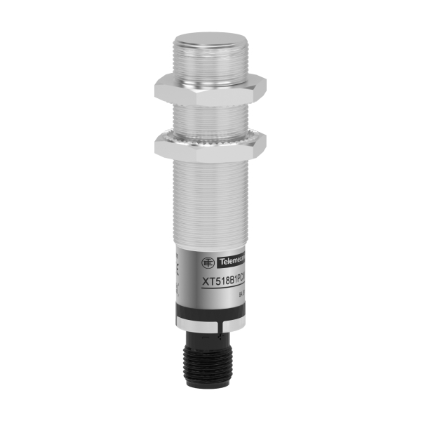 XT5 - Detecteur Capacitif Cylindrique M18 - métal - Sn 5 mm - PNP O+F -24 VDC