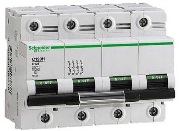 DISJ C120N 4P 125A D 10000A/10KA