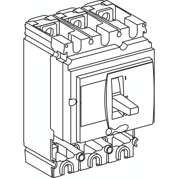SOCLE NSX100F 100A 2P(3P) 36KA SANS DECL