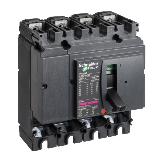 SOCLE NSX100S 100A 4P 100KA SANS DECL