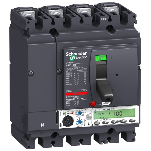 DISJ NSX100F MIC. 5.2 A 40A 4P4D 36KA
