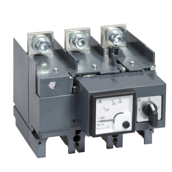 BLOC AMPEREMETRE 3P 400A