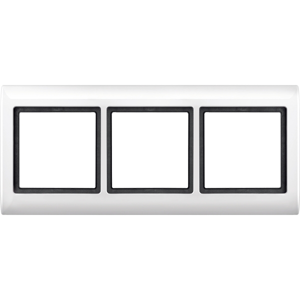 PLAQUE TRIPLE AQUA BLANC