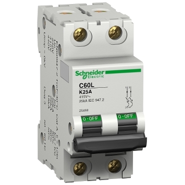 DISJ C60L 2P 1,6A K 25kA