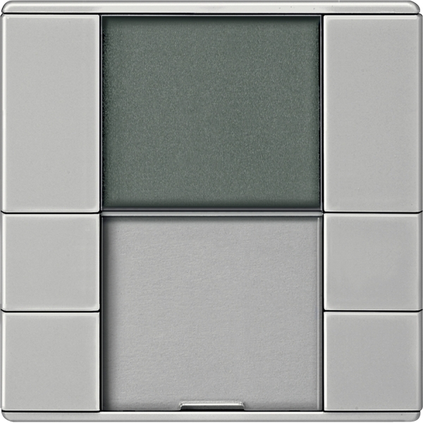 B.POUSS. KNX DOUB+THERMOSTAT,ACIER, SYSD