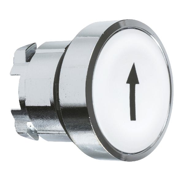 TETE BOUTON POUSSOIR BLAN
