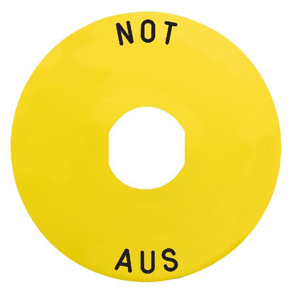ETIQUETTE CIRCULAIRE JAUN