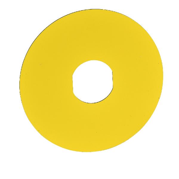 ETIQUETTE CIRCULAIRE JAUNE SANS TEXTE
