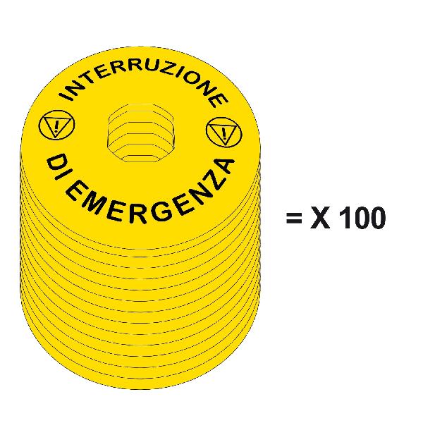 ETIQUETTE CIRCULAIRE JAUN