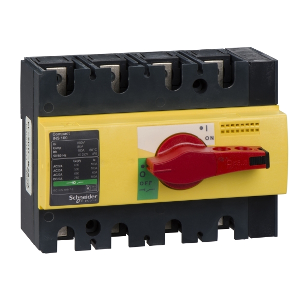 INTER SECT INS100 4P 100A R J - INTE