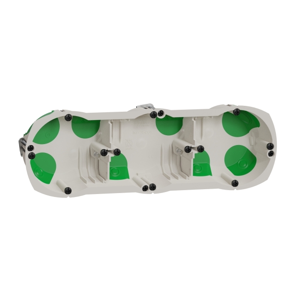 Multifix air, boîte étanche 3 postes entraxe 71mm, diam. 67 mm,