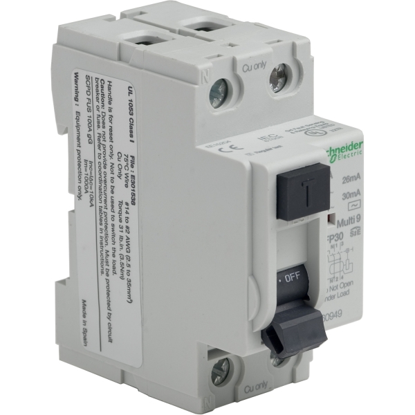 INTER DIF ID 2P 25A 30MA AC SIE 120
