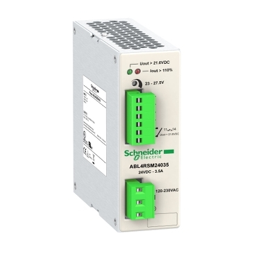 regulated SMPS - 1 or 2 phase - 120..230 V AC - 24 V - 3.5A