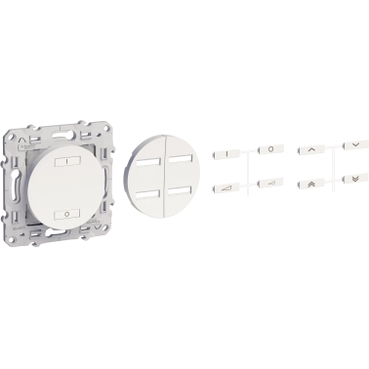 Odace, combiné RF Blanc, va-et-vient 10 A 2300 W 3 fils