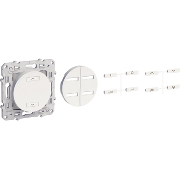 Odace, combiné RF Blanc, commande volets-roulants 3 A 690 W 3 fi