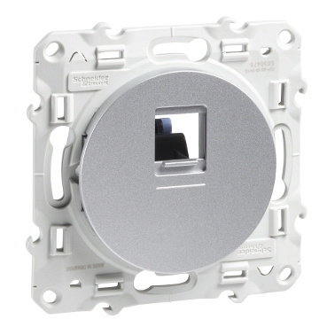 ODACE RJ45 ALU G1 TEL+INF