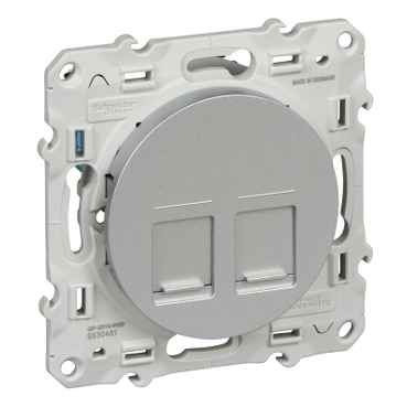ODACE DBL RJ45 ALU GRADE3