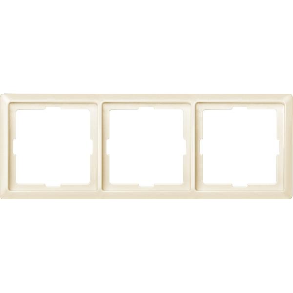 ARTEC frame, 3-gang, white