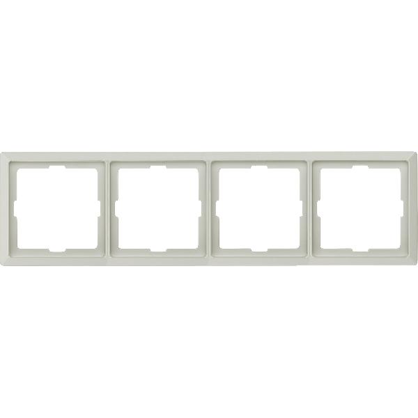 ARTEC frame, 4-gang, light grey