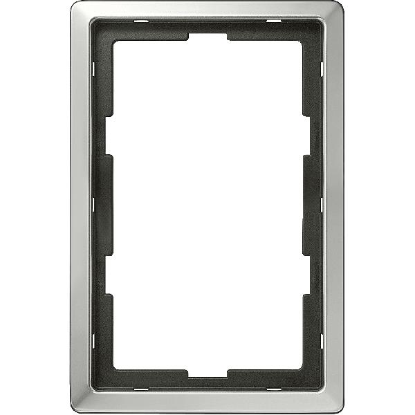 ARTEC frame, 1.5-gang, stainless steel