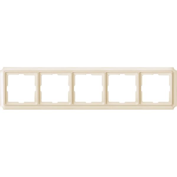 ANTIK frame, 5-gang, white