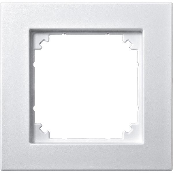 M-PLAN II frame, 1-gang, flush-mounted, polar white