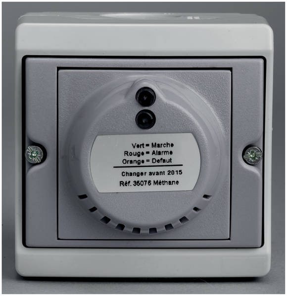 DETECTEUR GAZ METHAN GRIS