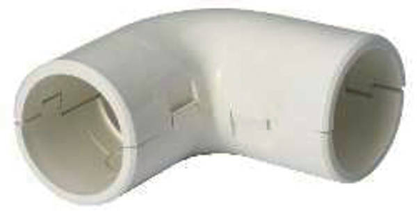 EQUERRE DIAM.25 MM BLANC